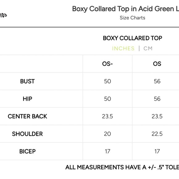 NETTLE STUDIOS Boxy Collared Top in Limeade Green Linen - Slow Fashion - Size OS - Picture 12 of 12